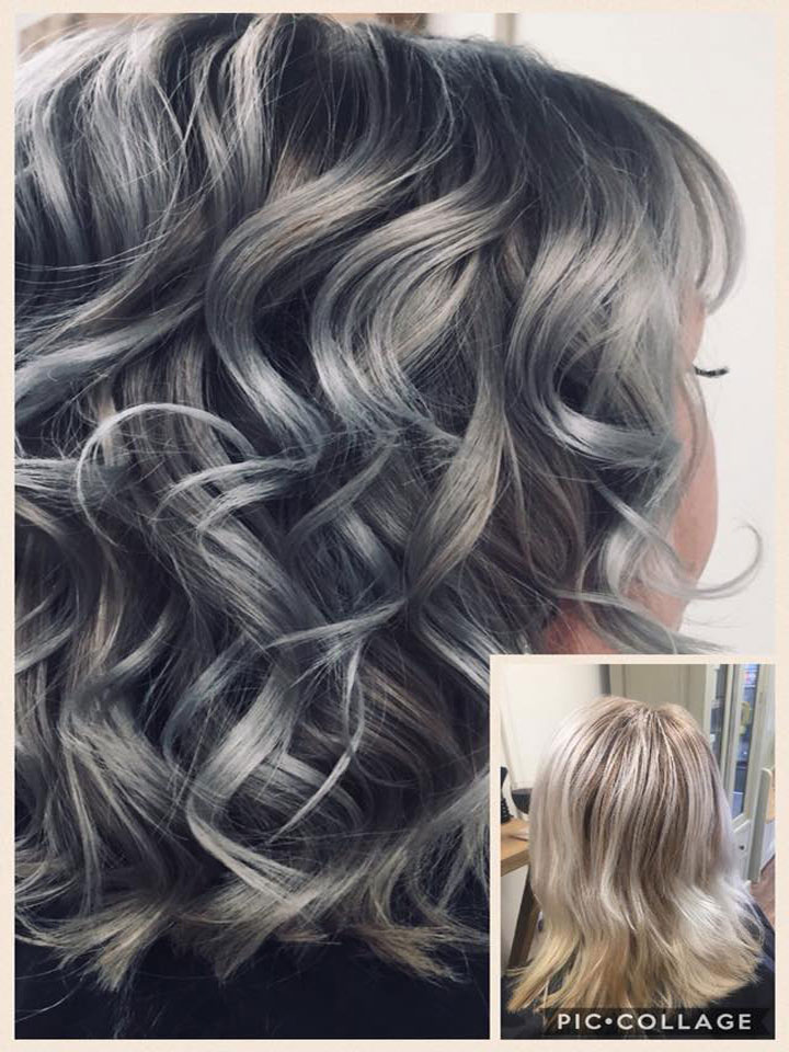 long grey highlights